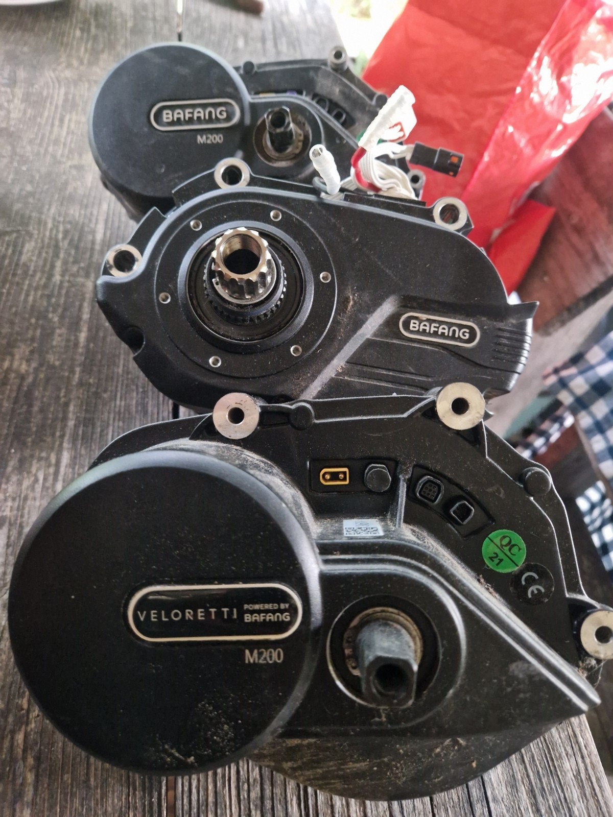 3 x Defecte bafang e bike midden motoren, Elektrische fiets, Gebruikt, Bafang, Staal