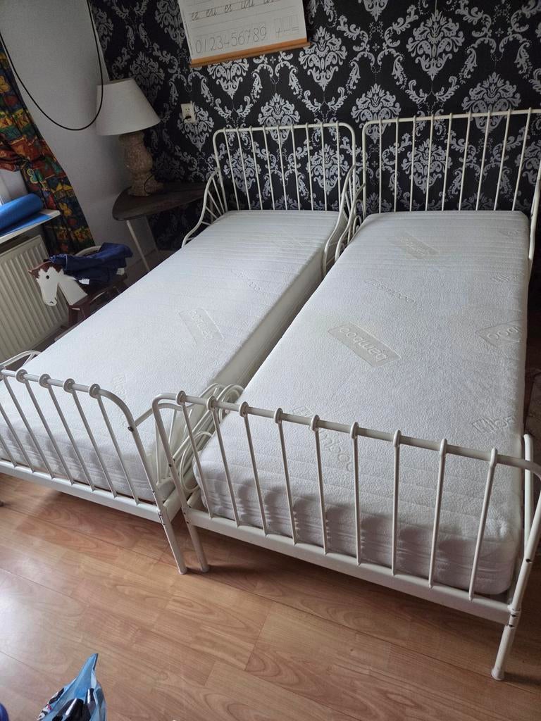 2x Kinderbed 80x200 met matras - gedemonteerd, Kinderen en Baby's, Kinderkamer | Bedden, Gebruikt, 70 tot 85 cm, 180 cm of meer
