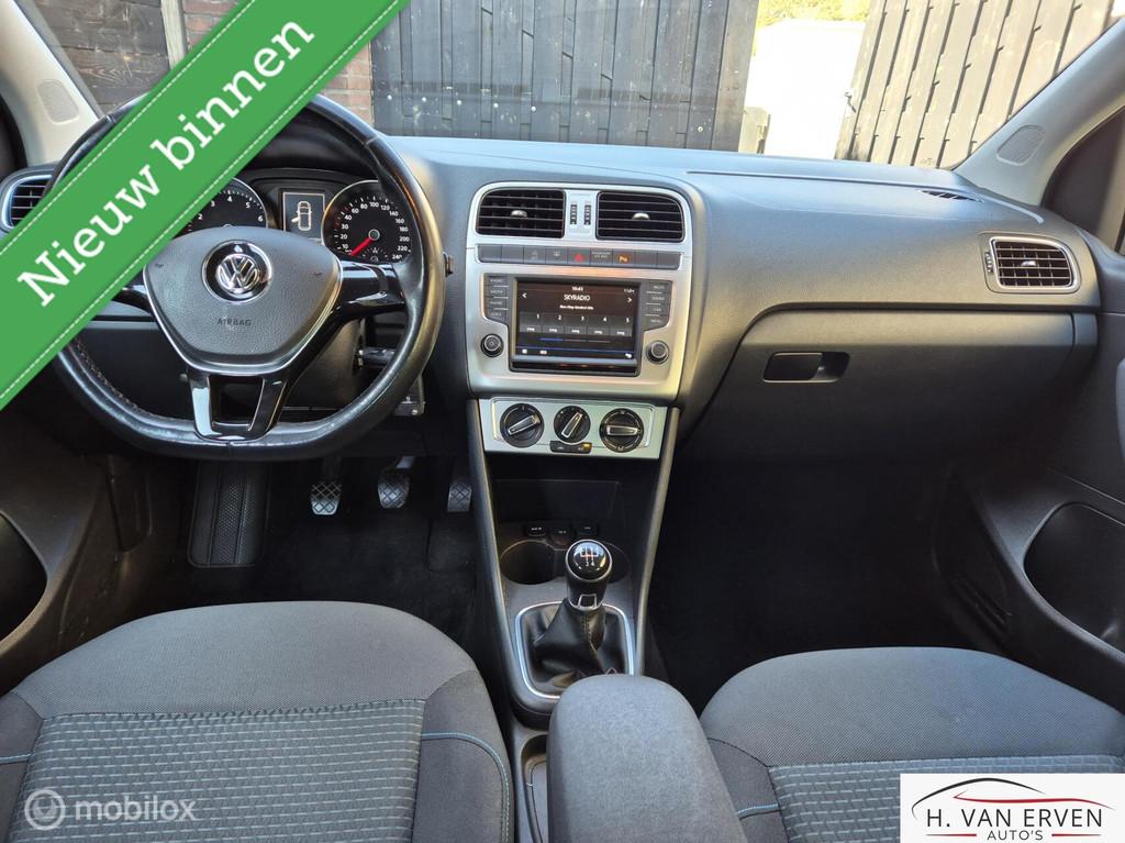 Volkswagen Polo 1.0 Edition AIRCO CRUISE PDC, Auto's, Voorwielaandrijving, 40 €/maand, 95 pk, Zwart