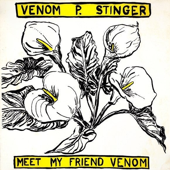 venom p. stinger/meet my friend venom-punk/noise-ZELDZAAM+in, LP, Gebruikt, Inclusief insert, Verzenden