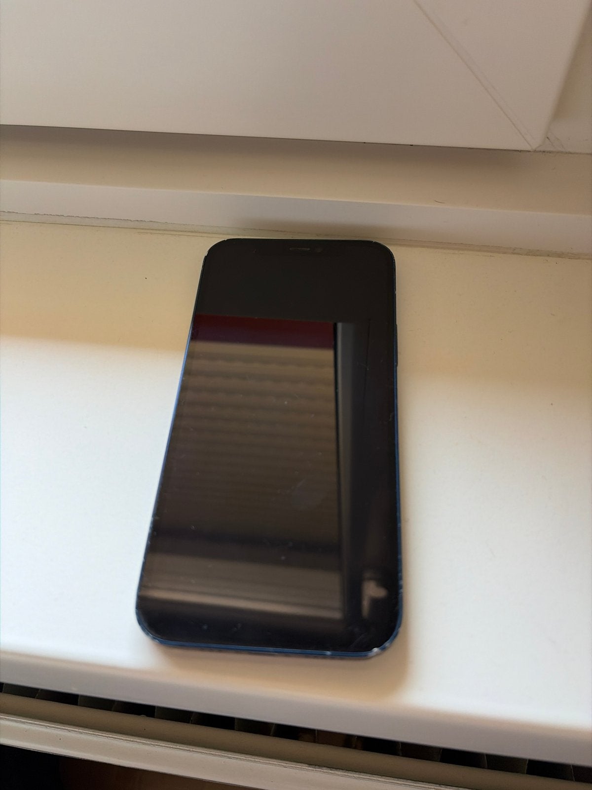 iPhone 12 Blauw - Gebarsten achterkant, Blauw, Ophalen of Verzenden, Zonder simlock, Niet werkend