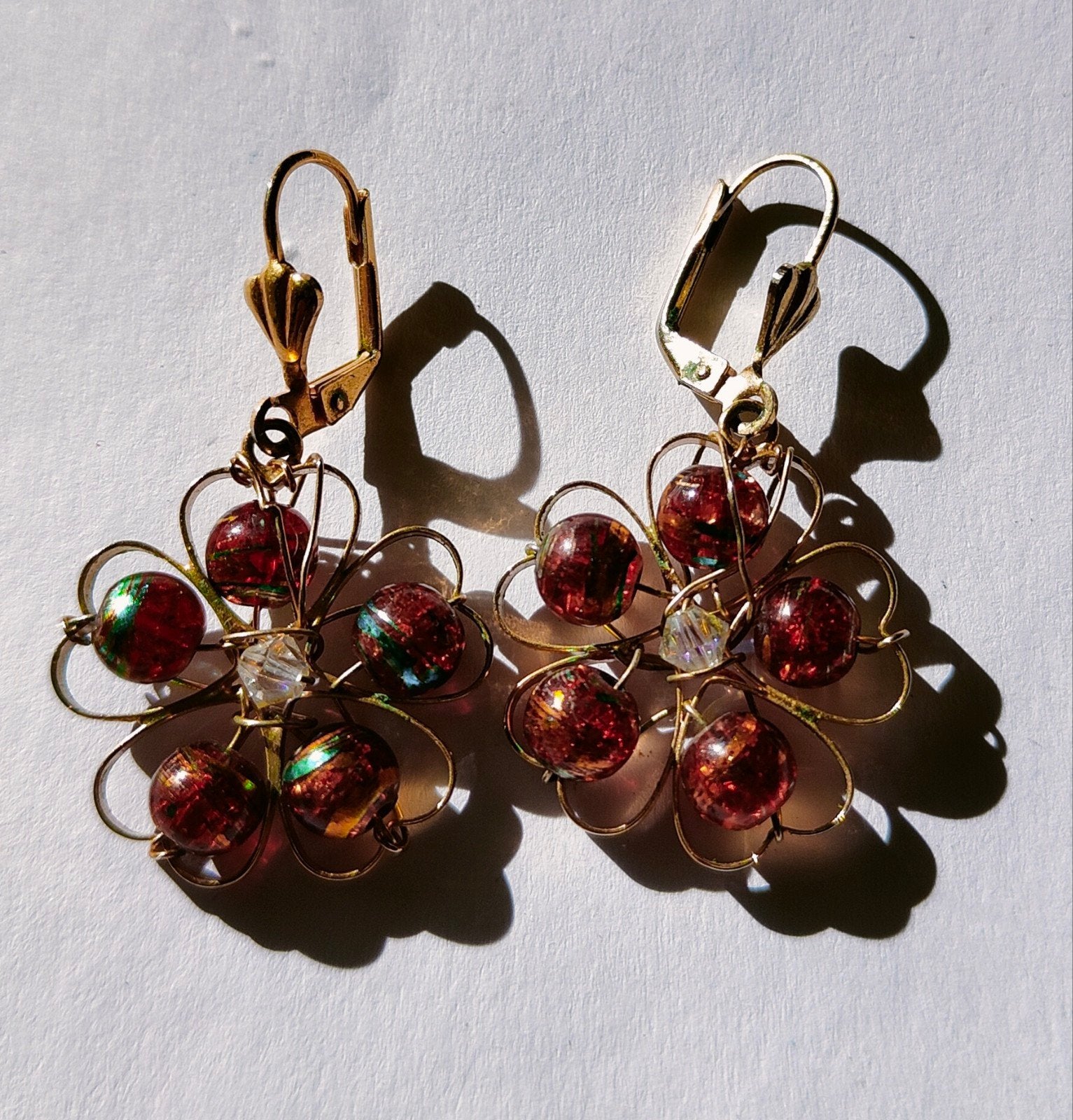 Bohemian/artistieke handgemaakte oorbellen, Sieraden, Tassen en Uiterlijk, Oorbellen, Verzenden, Nieuw, Overige materialen