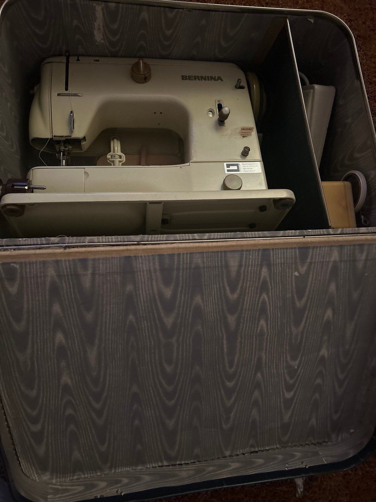 Bernina Naaimachine in Koffer - Vintage Model, Ophalen of Verzenden, Gebruikt, Naaimachine, Bernina