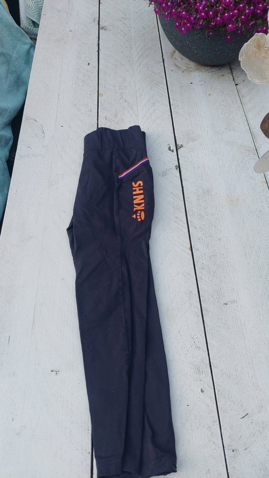 Knhs paardrijbroek kind, Dieren en Toebehoren, Ophalen of Verzenden, Gebruikt, Kinderen, Onderkleding