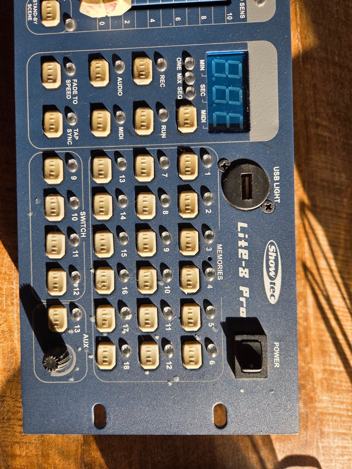 Showtec Lite-8 Pro DMX Controller, Muziek en Instrumenten, Licht en Laser, Ophalen of Verzenden, Gebruikt, Overige typen