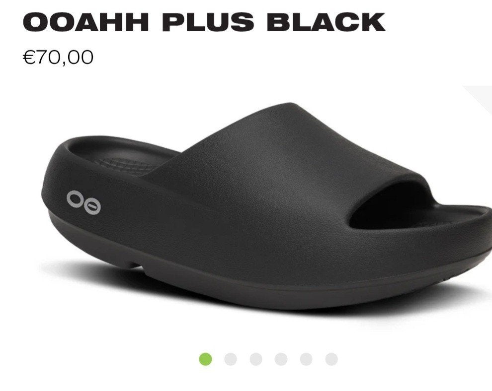 OOAHH plus black OOFOS maat 38, Ophalen of Verzenden, Nieuw, Zwart