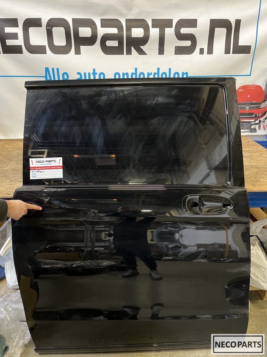 MERCEDES V KLASSE VITO ACHTERDEUR DEUR ORIGINEEL, Auto-onderdelen, Interieur en Bekleding, Mercedes-Benz, Gebruikt, Ophalen of Verzenden