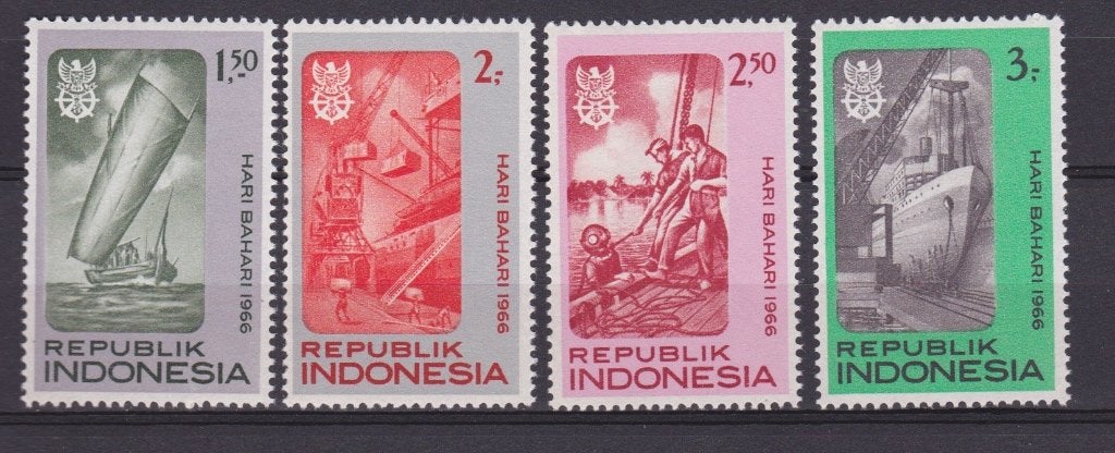 TSS Kavel 420028   Indonesië Pf   minr 544-547A, Ophalen, Postfris, Zuidoost-Azië