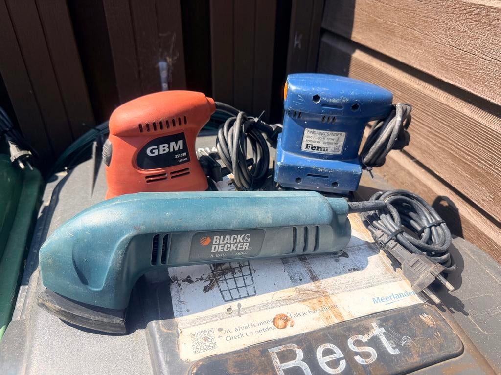 Schuurmachines merk gbm/ ferm/ black/ becker/ agojama, Ophalen, Zo goed als nieuw, Minder dan 600 watt