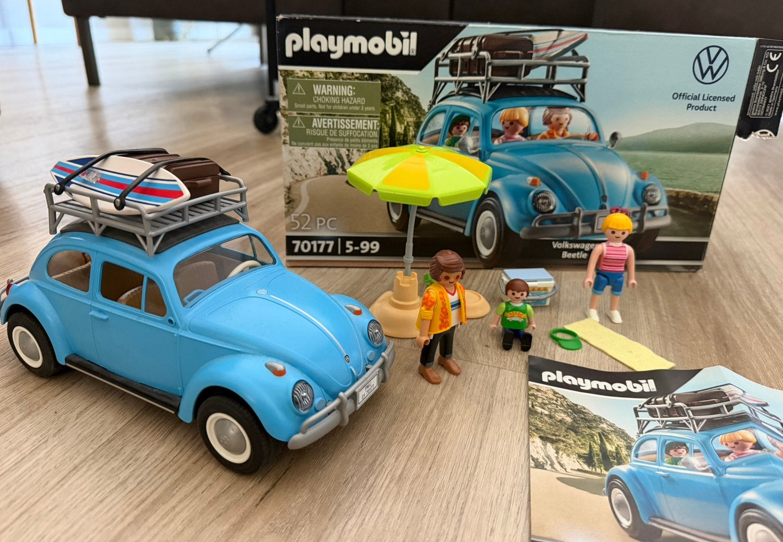 Playmobil Volkswagen Beetle 70177, Ophalen of Verzenden, Zo goed als nieuw