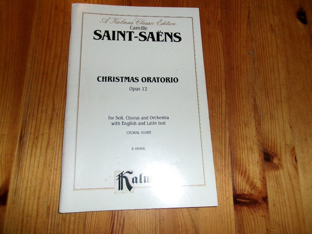 Saint saens - christmas oratorio op. 12, Klassiek, Ophalen of Verzenden, Artiest of Componist, Gebruikt