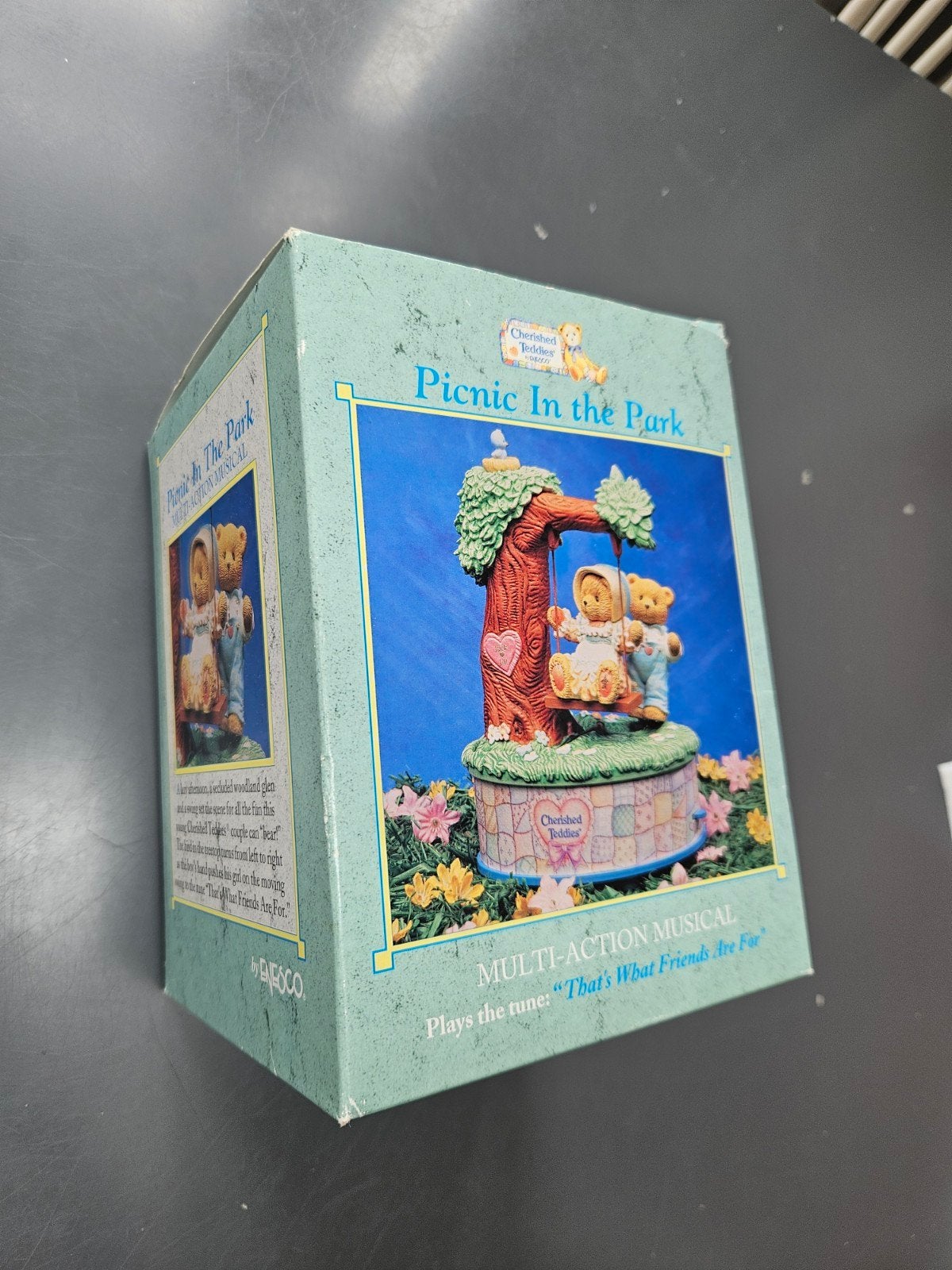 Muziekdoos van Cherished Teddies, Verzamelen, Beren en Cherished Teddies, Ophalen of Verzenden, Zo goed als nieuw, Beeldje, Cherished Teddies