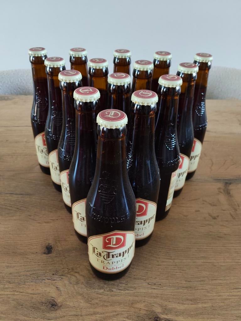 15 flesjes La Trappe Dubbel - 7% alcohol, THT 04-2026, Ophalen of Verzenden, Nieuw, Flesje(s), La Trappe