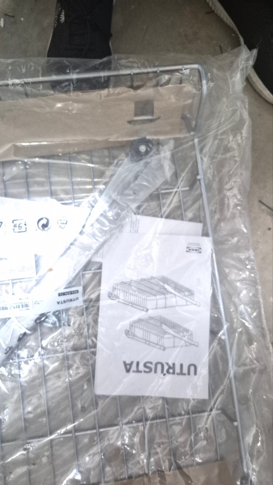 Utrusta ikea uitschuif rekken., Ophalen, Nieuw, 50 tot 100 cm, Minder dan 100 cm