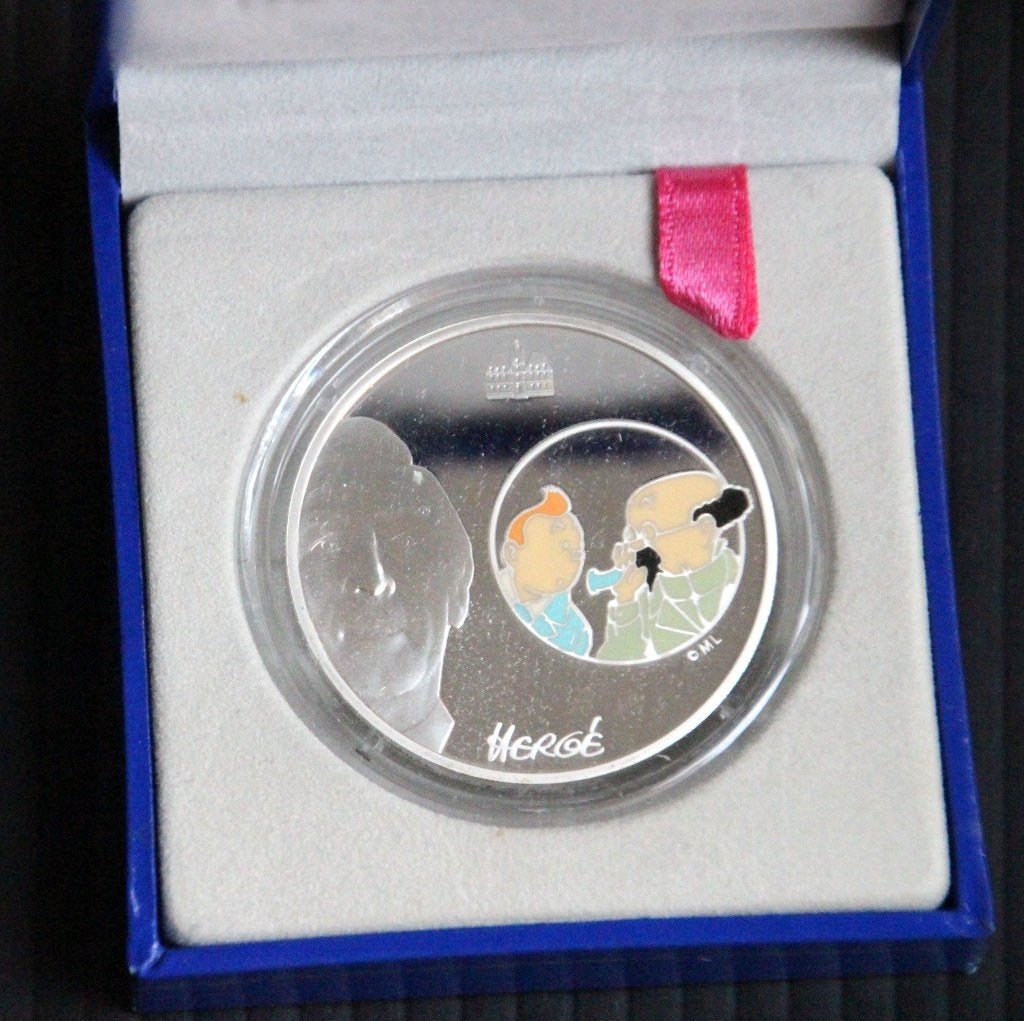 Monnaie de Paris -Parijs Munt Kuifje Hergé Tintin Zonnebloem, Verzenden, Kuifje, Zo goed als nieuw, Gebruiksvoorwerp