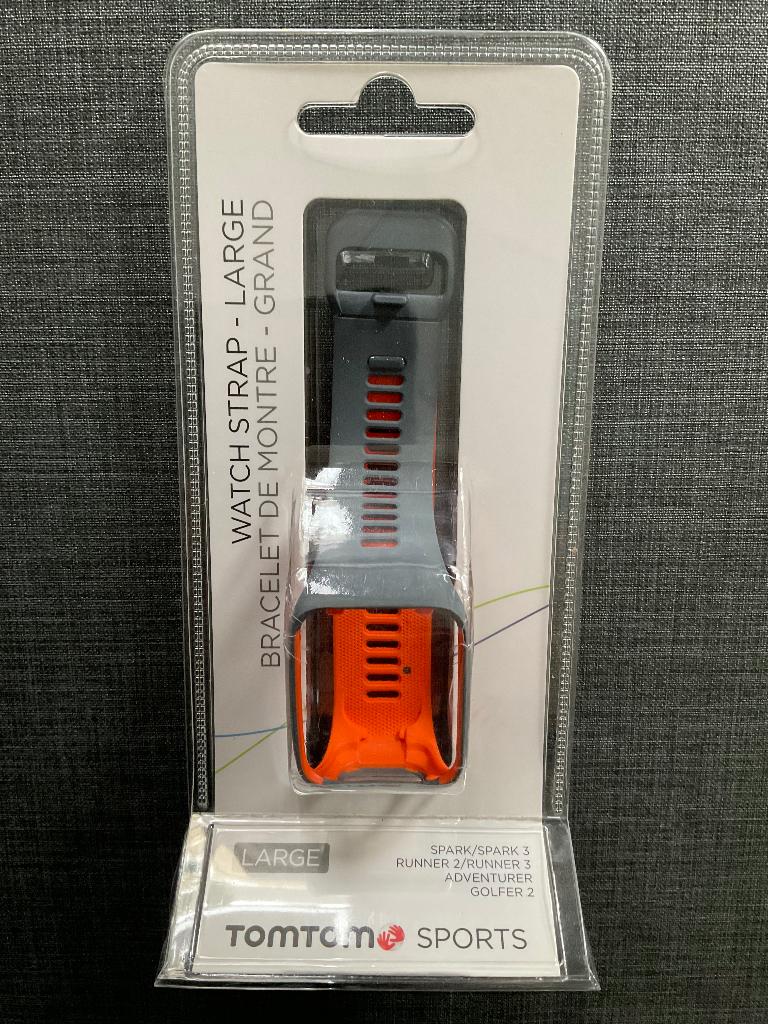 TomTom Watch 3 Strap Grijs - Oranje .. NIEUW, Ophalen, Nieuw, Oranje, Tom Tom