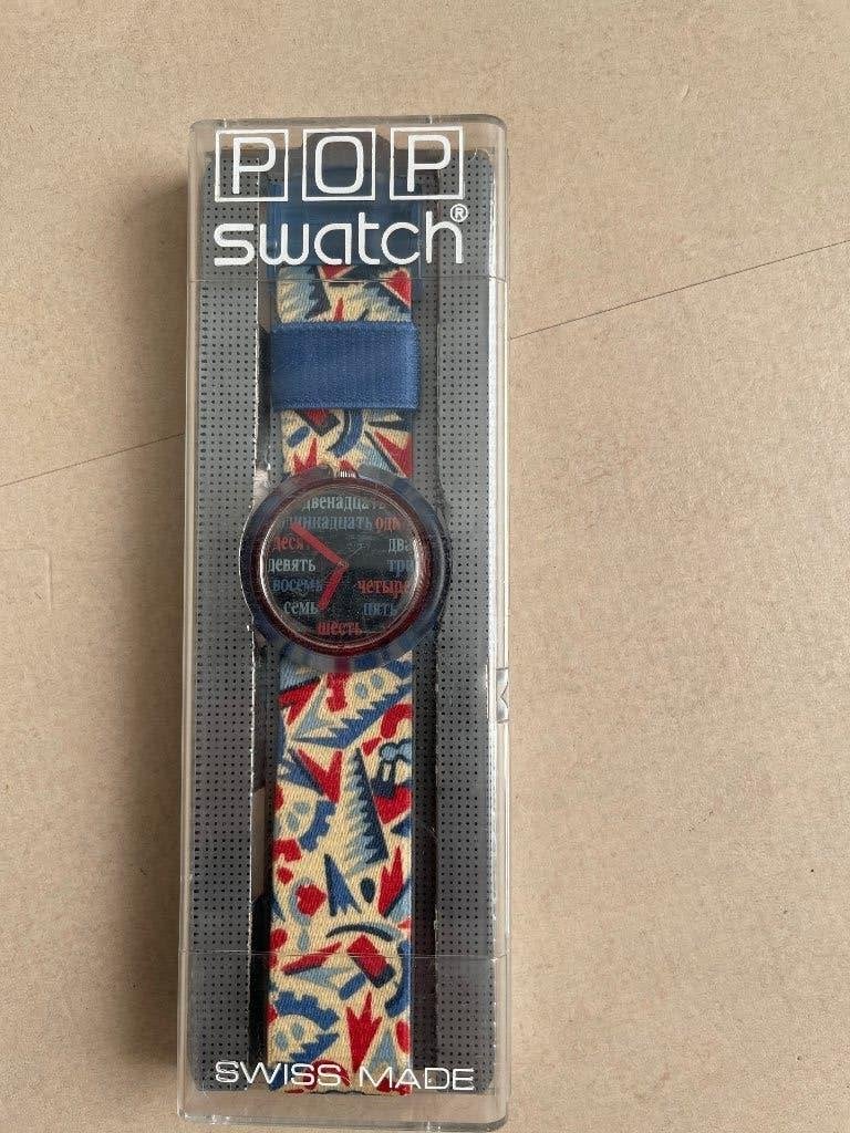 Zeldzame Swatch PMR101 Derjava (1994) – Nieuwstaat, Ophalen of Verzenden, Zo goed als nieuw