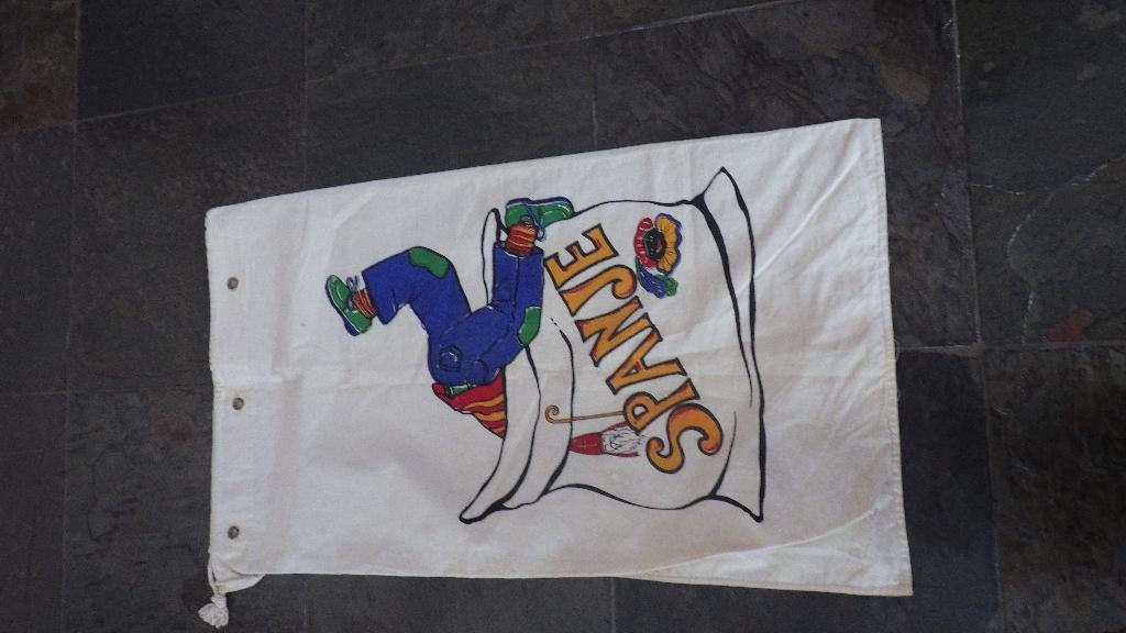 mooie stoffen zak van Sinterklaas, Diversen, Sinterklaas, Ophalen of Verzenden, Gebruikt