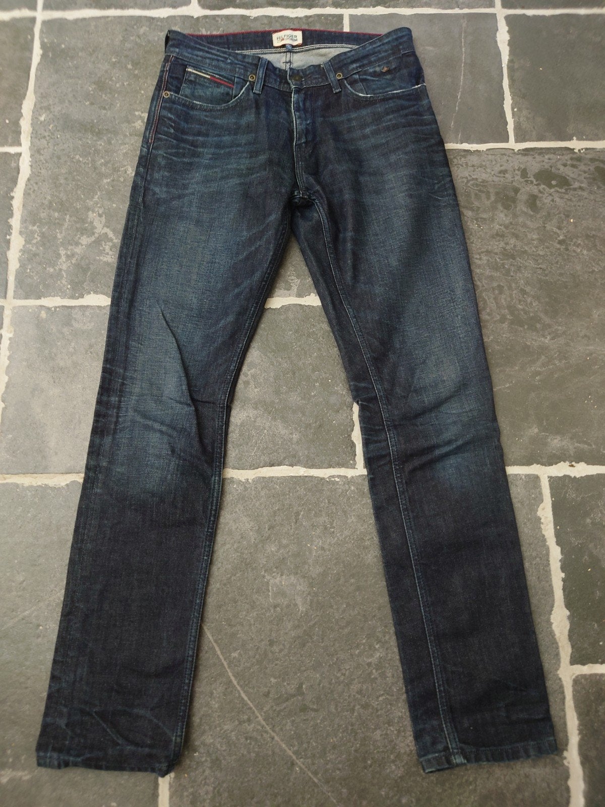 Tommy Hilfiger Denim, SCANTON, Slim Fit, W29 L32. Rob2932, Blauw, W32 (confectie 46) of kleiner, Ophalen of Verzenden, Zo goed als nieuw