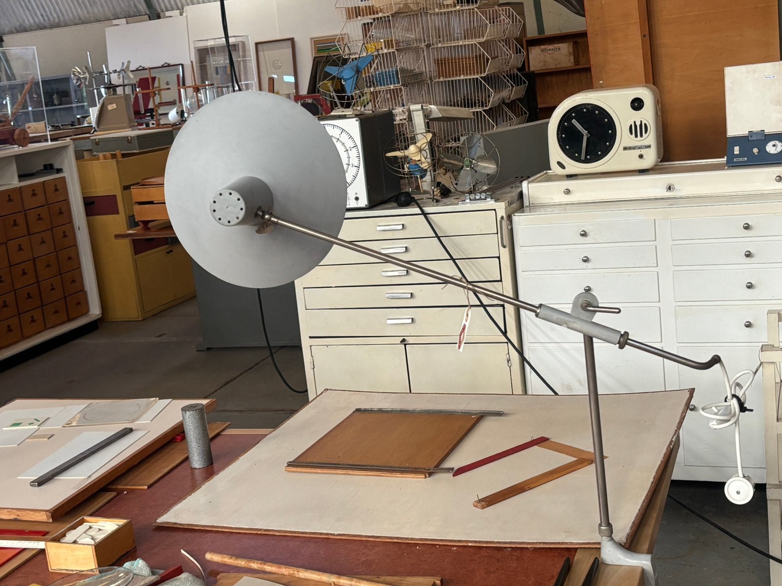 vintage klemlamp, Ophalen