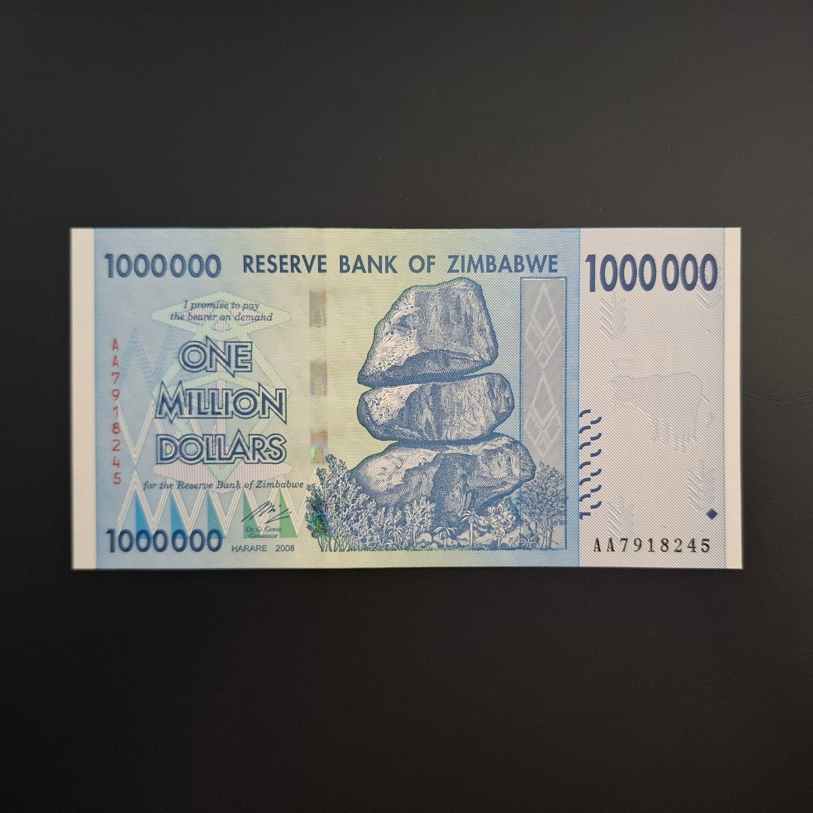 1000000 dollar Zimbabwe #066, Verzenden, Zimbabwe, Los biljet