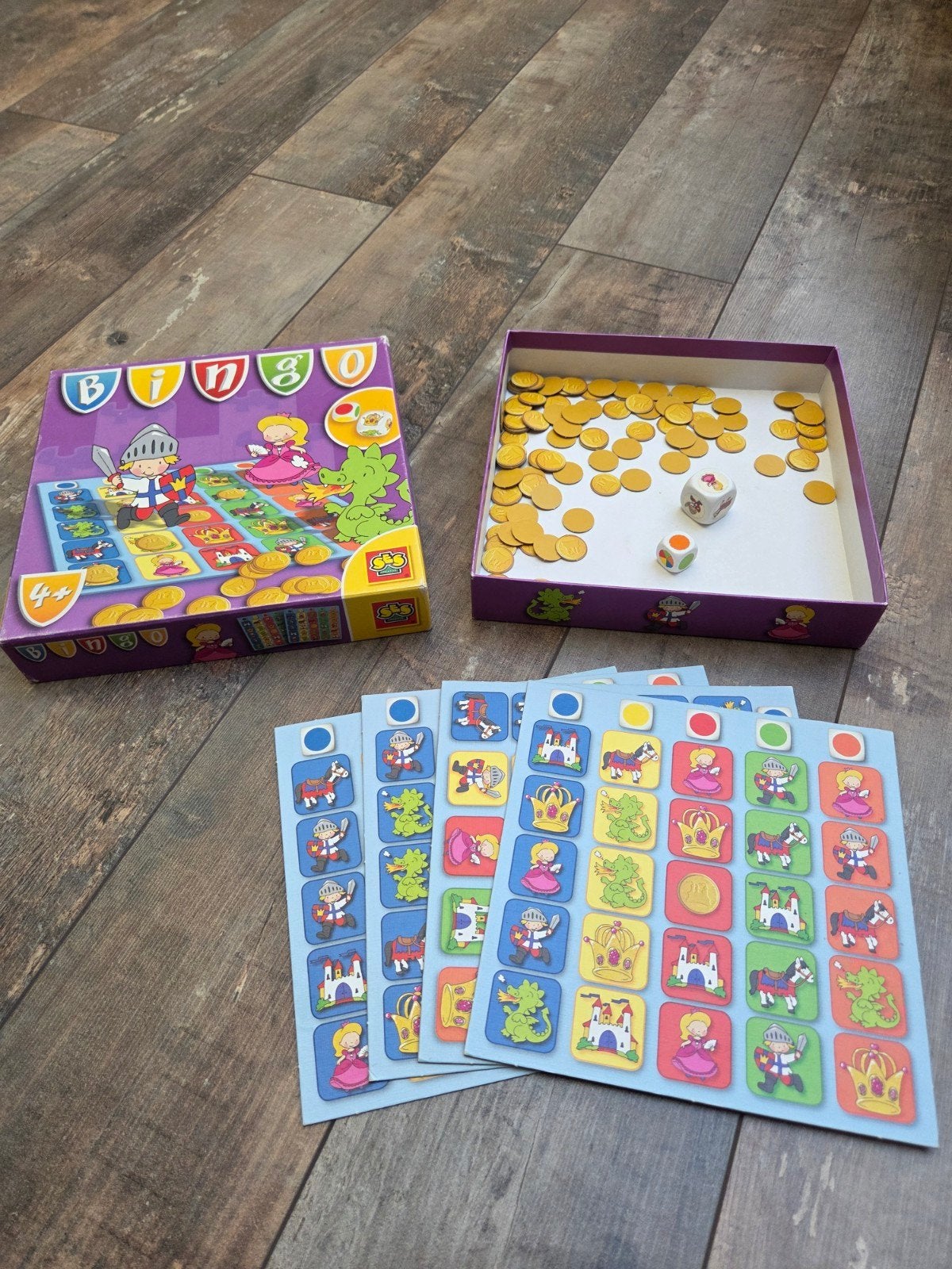 Bingo ridders en prinsessen, Ophalen