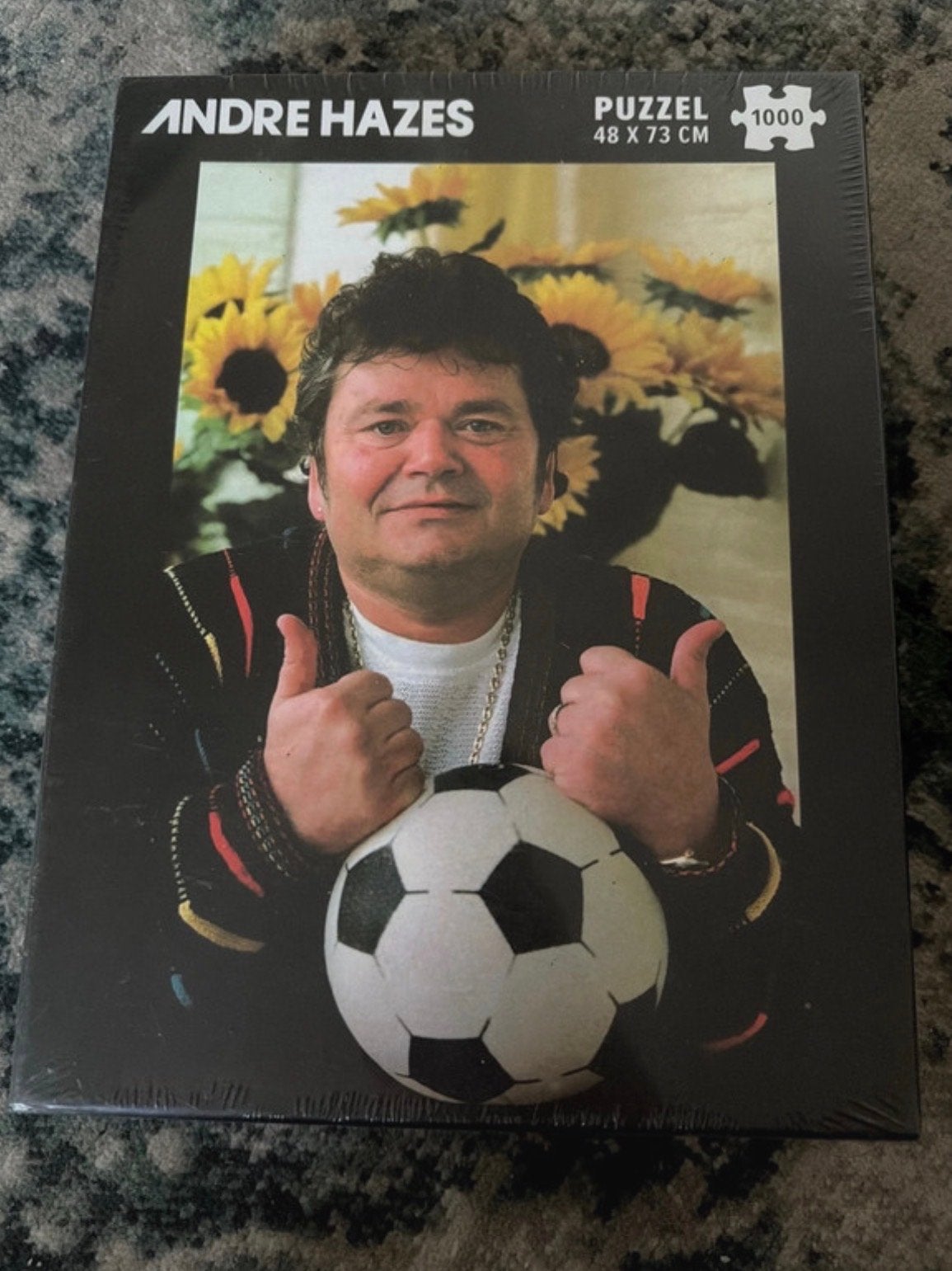 Andre Hazes Puzzel - Nieuw in Verpakking (1000 stukjes), Ophalen of Verzenden, 500 t/m 1500 stukjes, Nieuw, Legpuzzel