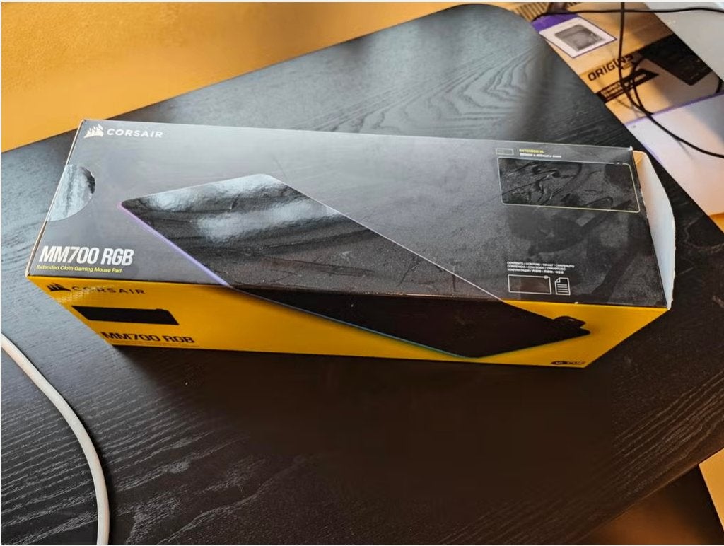 Corsair mm700RGB, Ophalen of Verzenden, Gaming muismat, Nieuw, Corsair