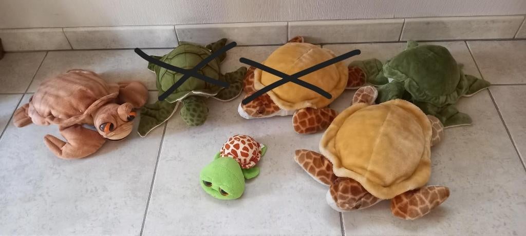 Knuffel waterschildpad, Dieren en Toebehoren, Reptielen en Amfibieën | Toebehoren, Ophalen of Verzenden, Zo goed als nieuw
