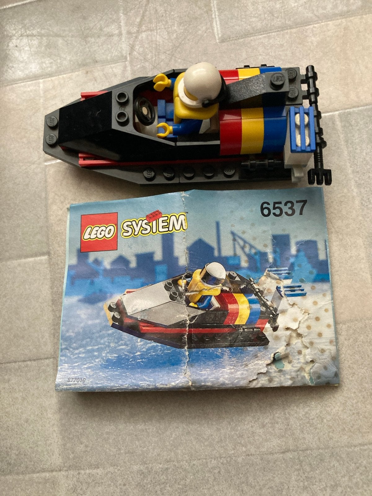 Lego System 6537 Hydro Racer met instructies, Overige thema's, Lego, Ophalen of Verzenden, Zo goed als nieuw