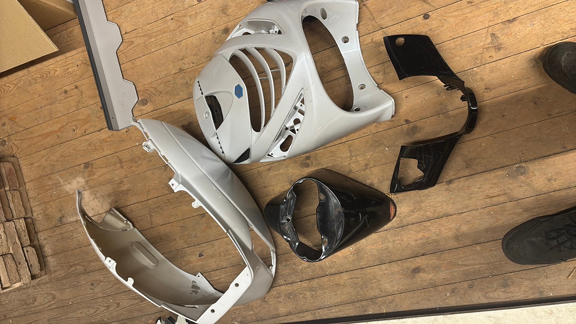 Zip kappen set met schade, Ophalen of Verzenden, Kap, Piaggio