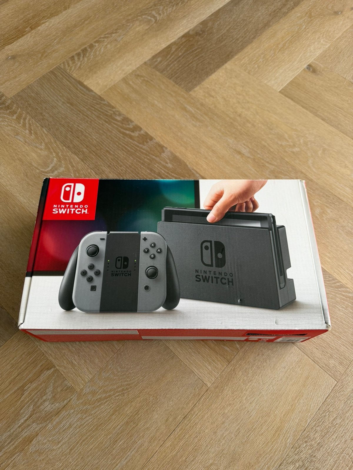 Nintendo switch grijs krasvrij, Spelcomputers en Games, Spelcomputers | Nintendo Switch, Ophalen of Verzenden, Zo goed als nieuw