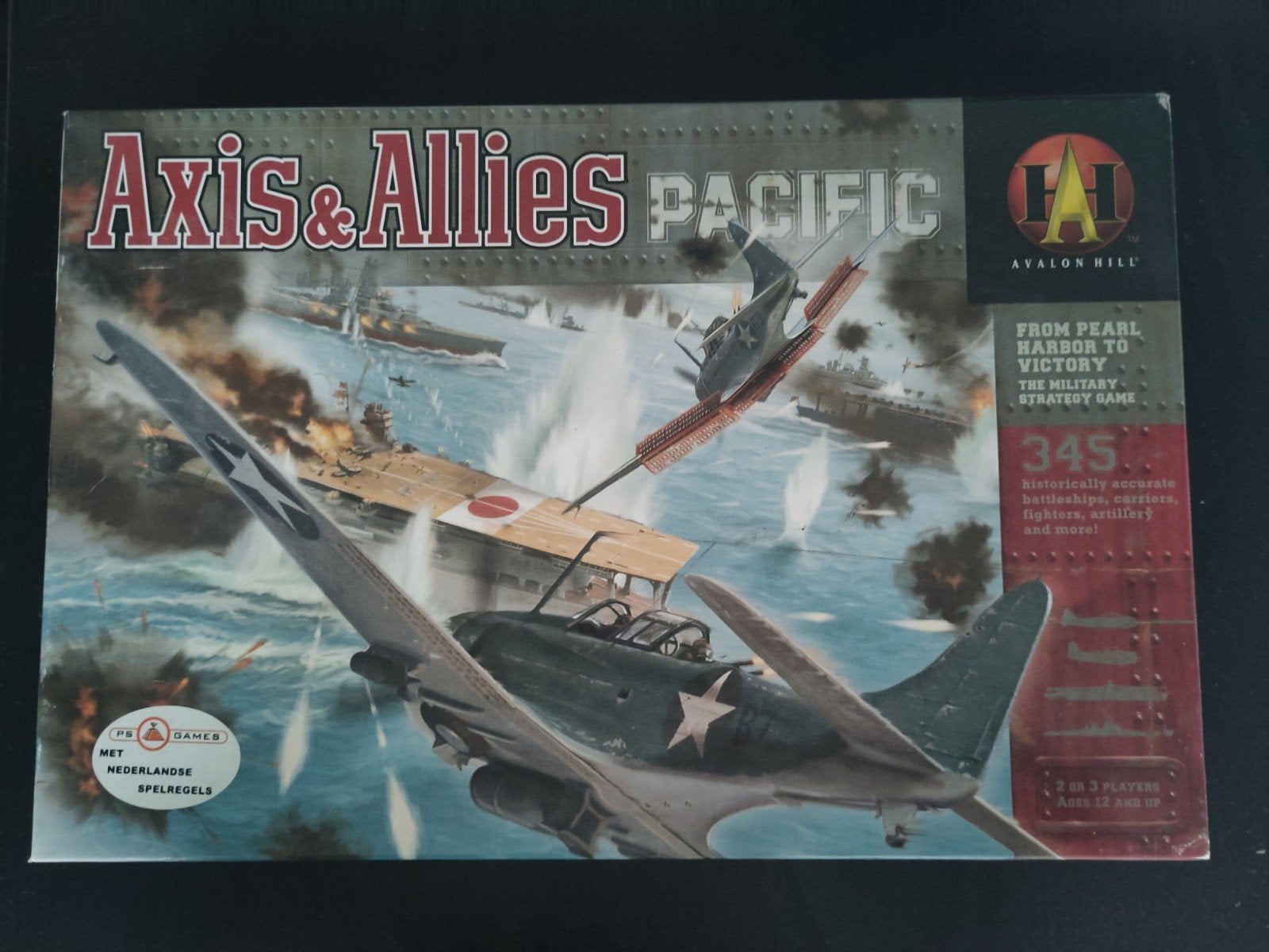 Axis & Allies Pacific Bordspel - Strategisch Oorlogsspel, Een of twee spelers, Ophalen of Verzenden, Zo goed als nieuw, Avalon Hill