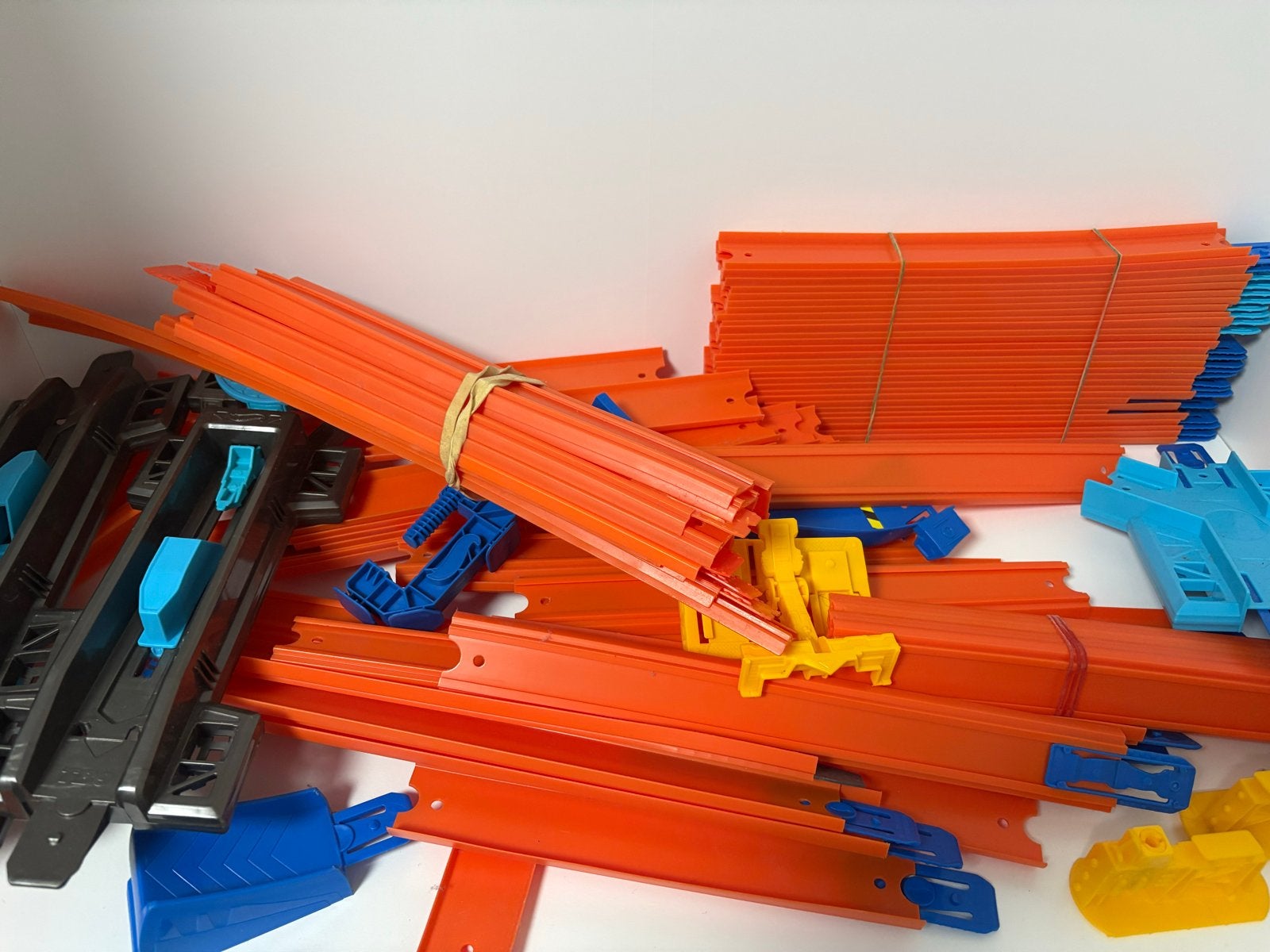 Hot Wheels Racebaan Onderdelen - Grote Set, Kinderen en Baby's, Speelgoed | Racebanen, Gebruikt, Onderdelen, Zelf te bouwen, Ophalen of Verzenden