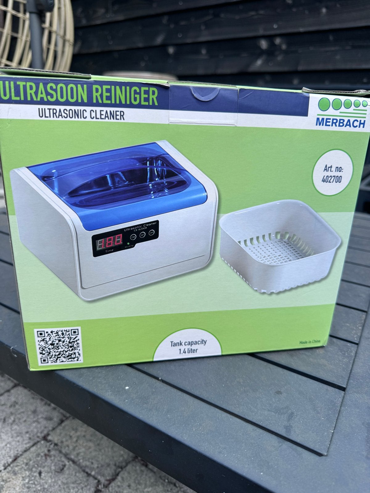 Merbach Ultrasoon Reiniger - 1.4 Liter Tankinhoud, Nagelverzorging