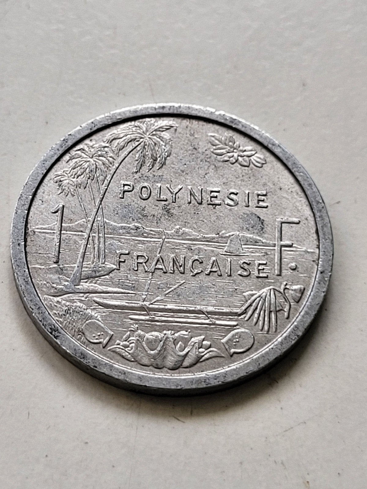 1 Franc Polynesie Francaise 1984, Ophalen of Verzenden, Losse munt