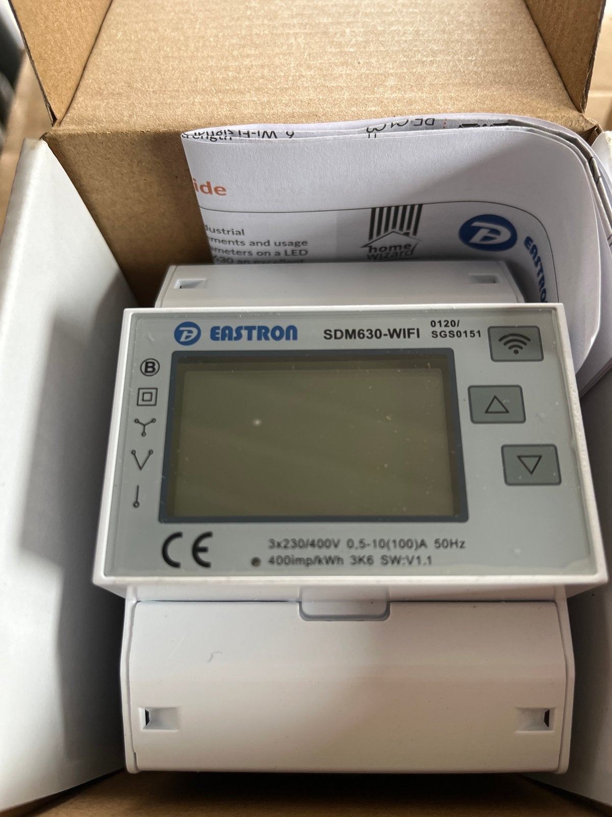Eastron SDM630-WIFI 3-fase energiemeter, Ophalen of Verzenden, Nieuw, Overige merken, Overige typen