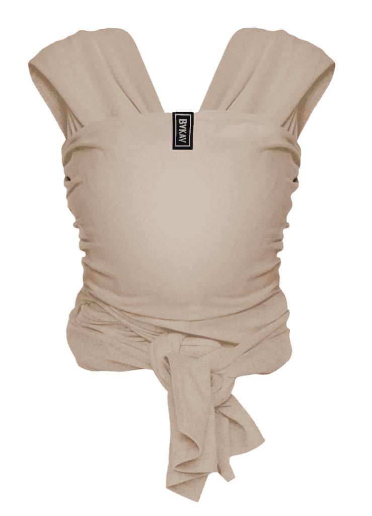 Te Huur: Draagdoek ByKay Stretchy Deluxe Sand - Maat M, Overige merken, Draagdoek, Ophalen of Verzenden, Zo goed als nieuw