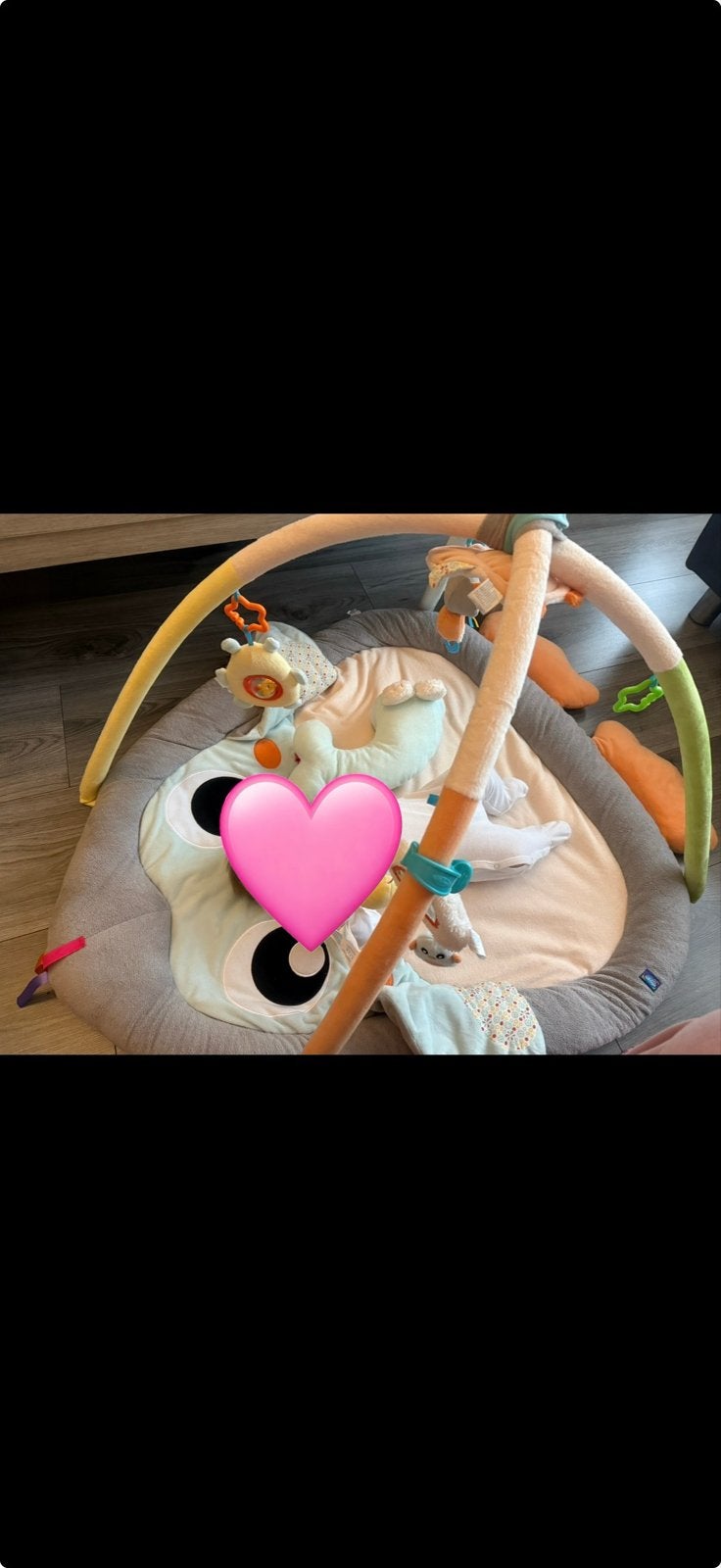 Playgro Snuggle Me Penguin Tummy Time BabyGym Speelkleed, Ophalen of Verzenden, Zo goed als nieuw, Babygym