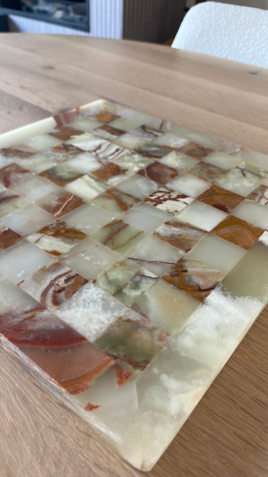 Marmer chess board, Ophalen, Zo goed als nieuw