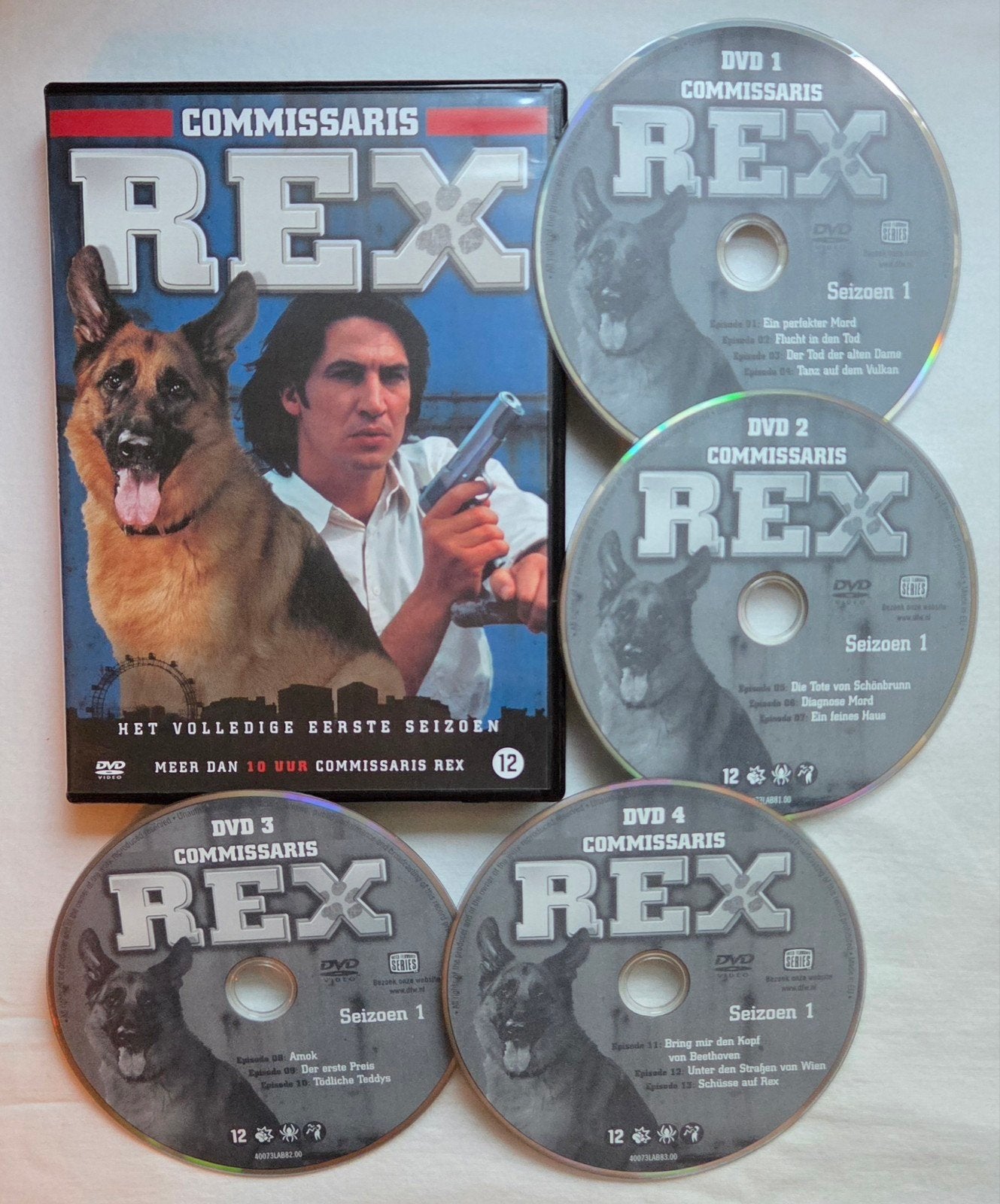 Commissaris REX Seizoen 1 Dvd's TV-Serie, Alle leeftijden, Ophalen of Verzenden, Zo goed als nieuw, Actie en Avontuur