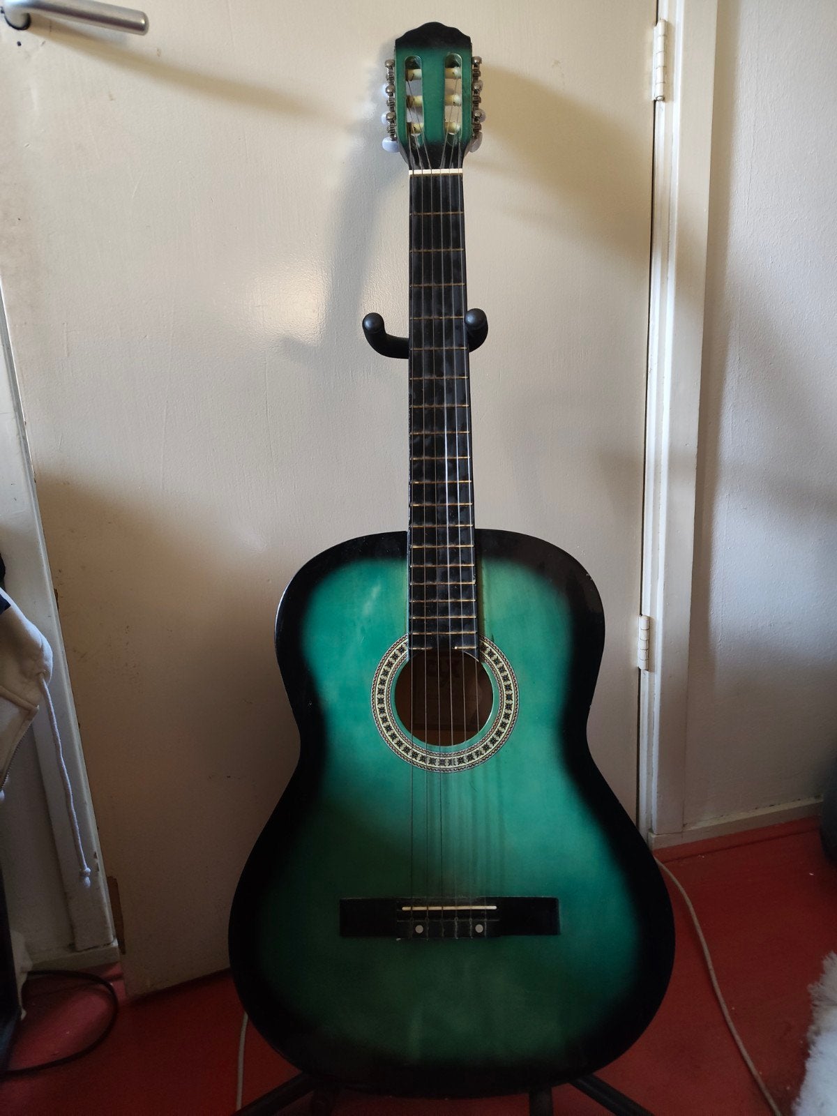 CLX Caldez Classical Guitar 4/4 - Groen/Blauw
