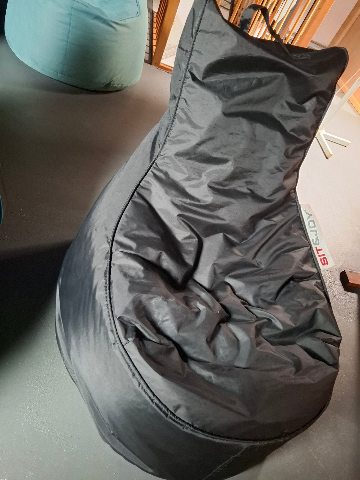 Zwarte Sit&Joy zitzak, Ophalen, Zo goed als nieuw, Zwart, Zitzakstoel