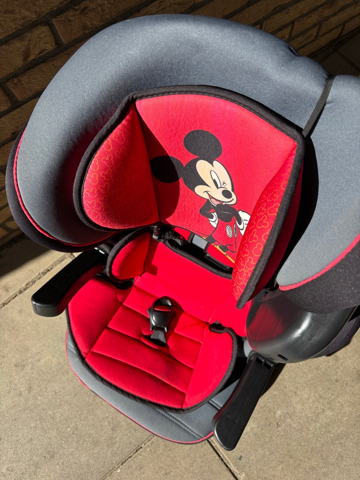 Mickey Mouse Autostoel met Verstelbare Hoofdsteun, Overige merken, Autogordel, Verstelbare rugleuning, Ophalen of Verzenden