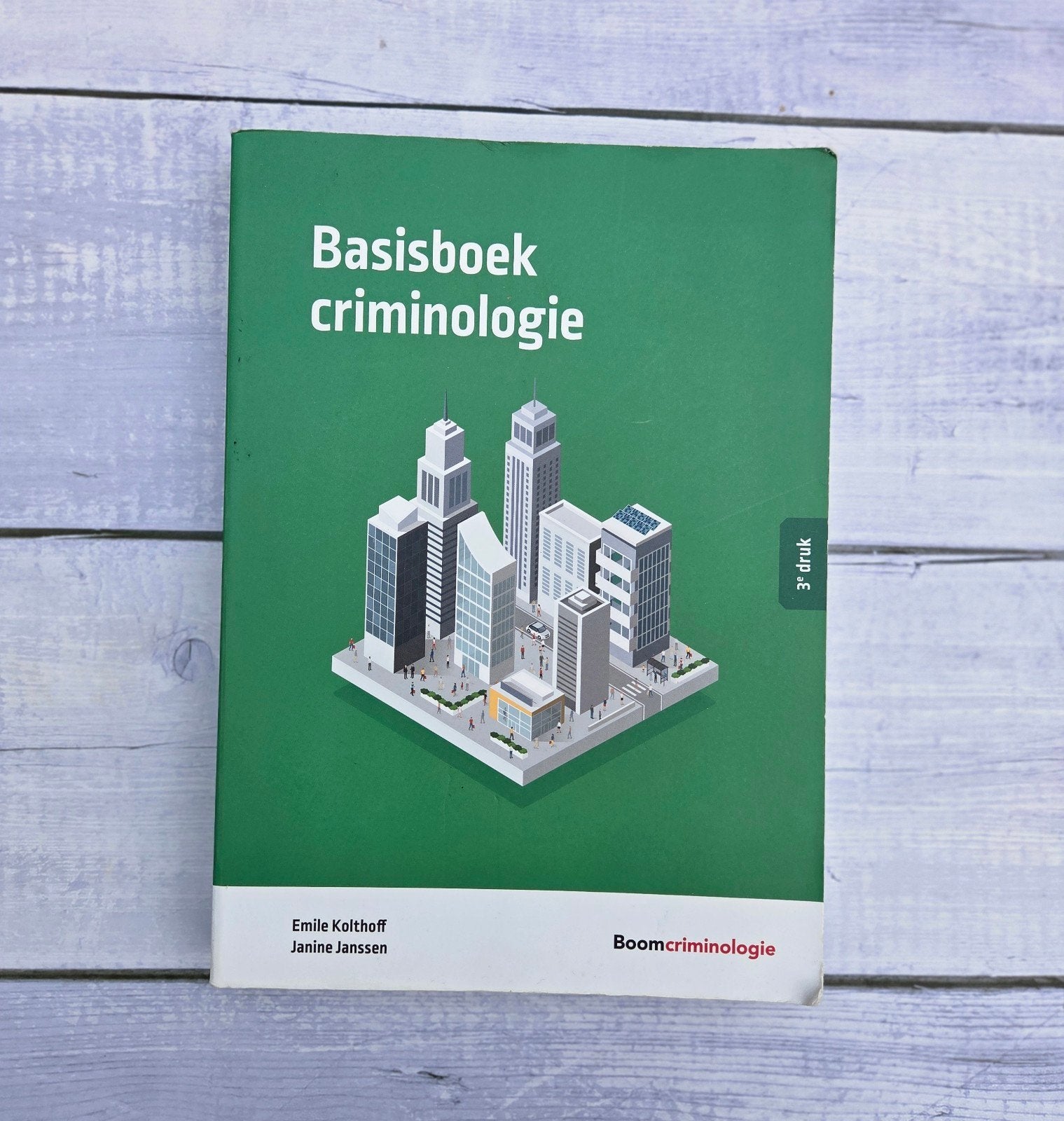 Basisboek Criminologie - Emile Kolthoff & Janine Janssen, Emile Kolthoff, Janine Janssen, Zo goed als nieuw, Gamma, HBO