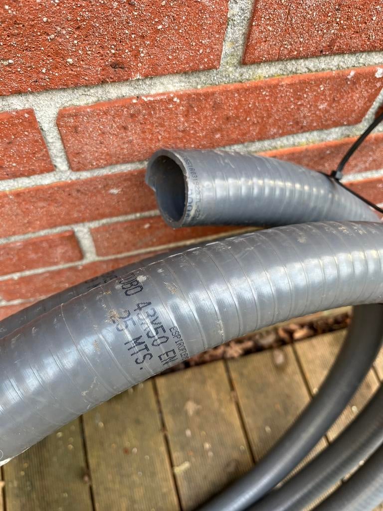 Pvc buis flexibel 50mm, Doe-het-zelf en Verbouw, Buizen en Afvoer, Ophalen, Afvoer, Gebruikt, Pvc