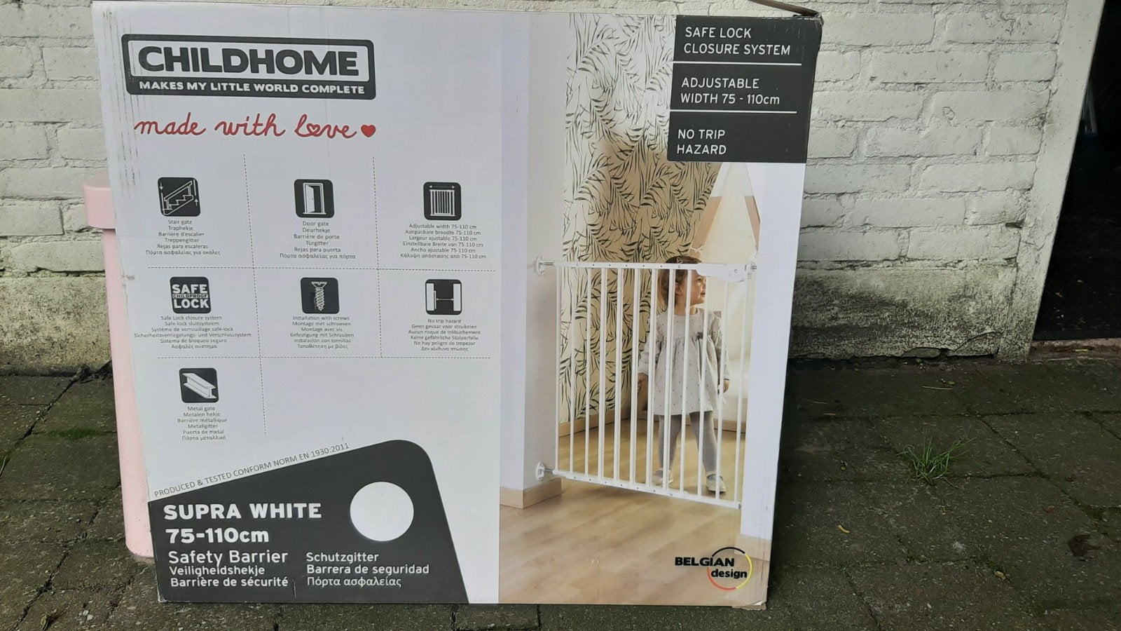 Childhome. Traphekje. Supra white 75-110cm, Kinderen en Baby's, Traphekjes, 100 tot 115 cm, Ophalen of Verzenden, Zo goed als nieuw