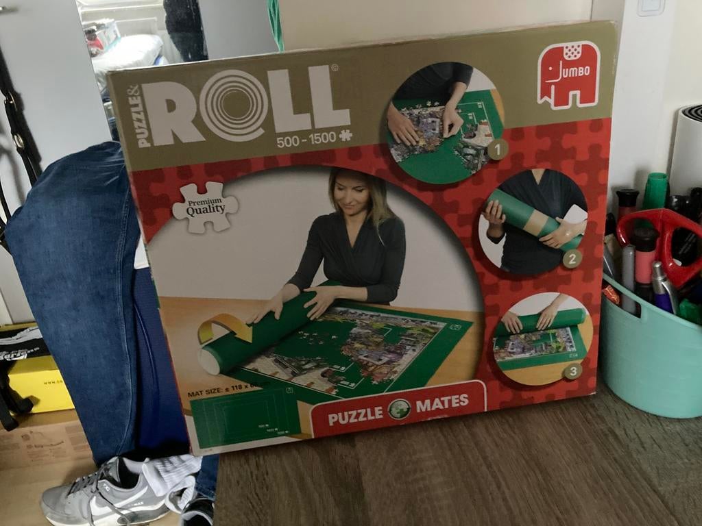 Jumbo puzzel rol 500-1500 stukjes, Hobby en Vrije tijd, Denksport en Puzzels, Ophalen of Verzenden, Minder dan 500 stukjes, Zo goed als nieuw
