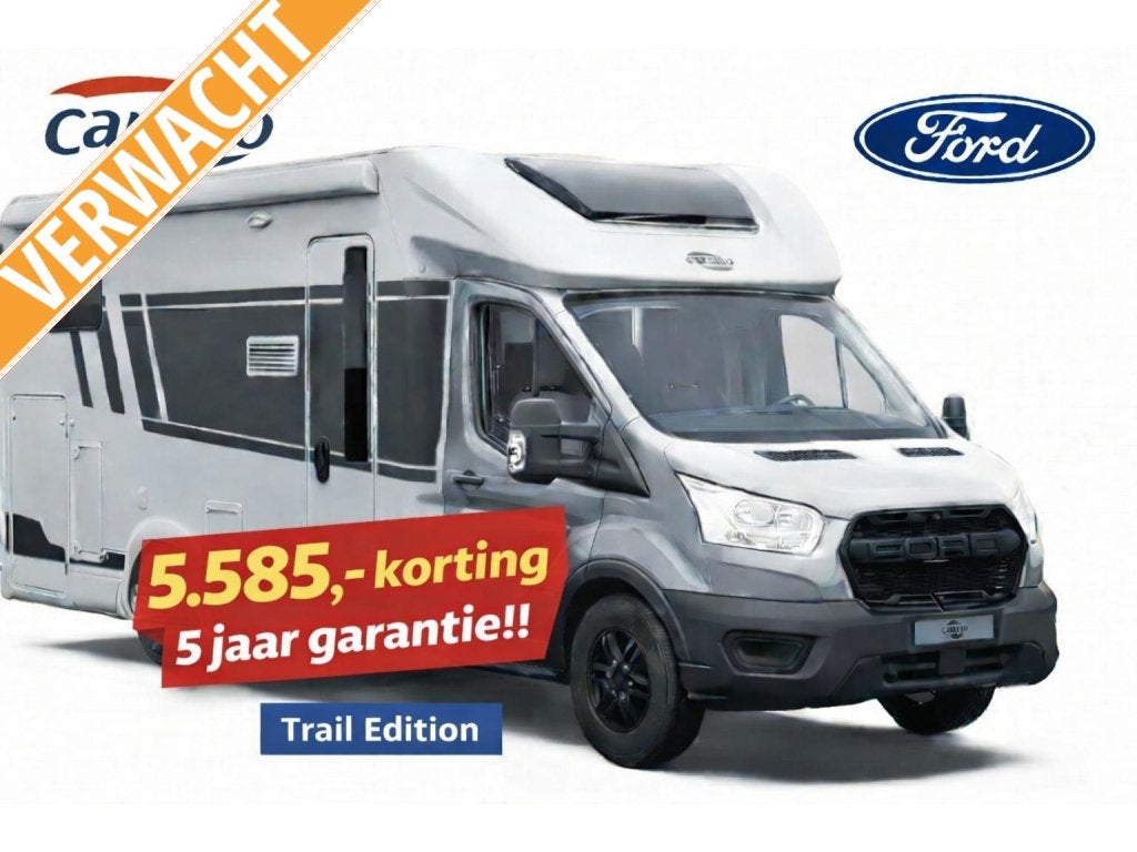 Carado T338T Ford Trail Edition/ 5 jaar garantie!/Automaat, Caravans en Kamperen, Campers, Automaat, Ringverwarming, Koelkast