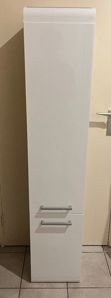 Badkamer kastje meubel wit, Huis en Inrichting, Badkamer | Badkamermeubels, Ophalen, (Half)hoge kast, Minder dan 50 cm, Zo goed als nieuw